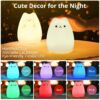 rab Exciting Offers and Discounts On an Array Of Products From Popular Brands. Choose From a Wide Range Of Comfortable & Trendy ClothingNight Light for Kids, Cute Silicone Kitty Night Light with 3 Levels of Brightness, 7 Colors Rechargeable Lamp for Bedroom, Girls and Boys, Nursery, Baby Gifts, Tap Control